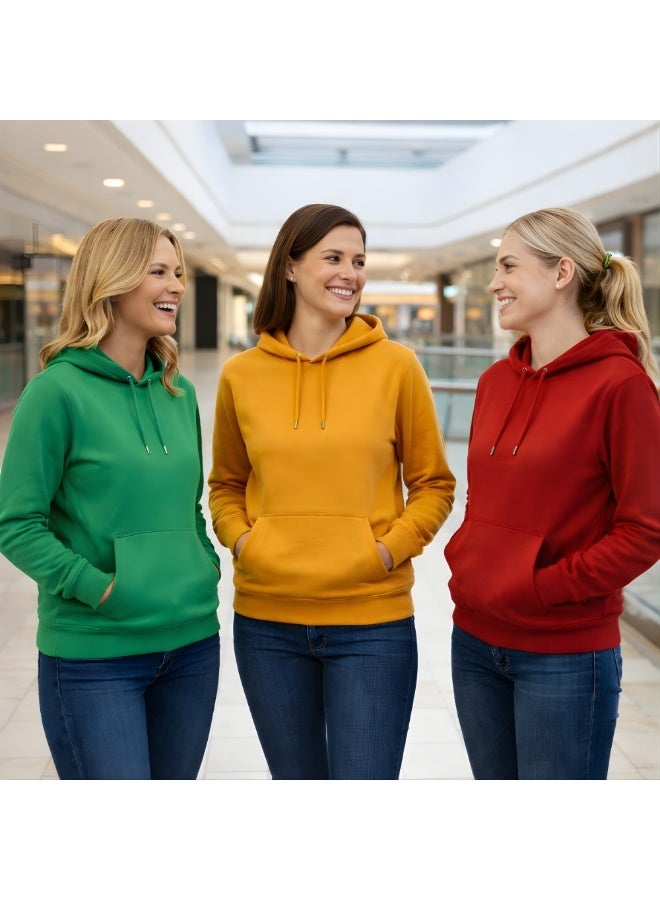 برينت شوب فور مي هودي نسائي - ملابس شتوية للنساء - هودي ناعم ودافئ للسيدات، هودي بأكمام طويلة للنساء، ملابس شتوية مريحة - Image 4